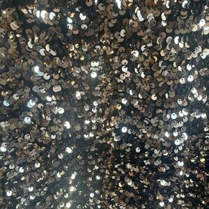 Cable & Gauge Black Velvet with Gold Sequin Trim